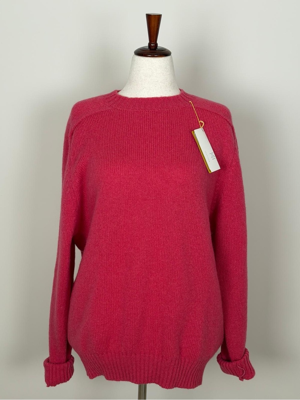 Vintage Pendleton XL Pink Shetland Wool Sweater NWT Made USA